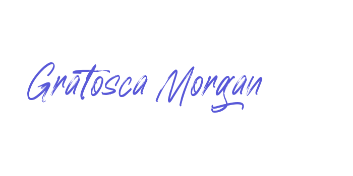 Gratosca Morgan Font