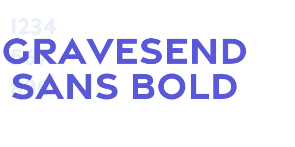 Gravesend Sans Bold font free