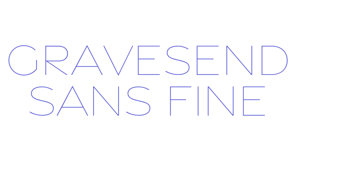 Gravesend Sans Fine Font Download