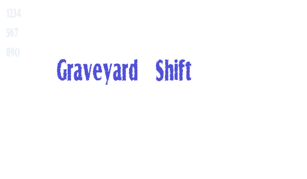 Graveyard Shift-font-download