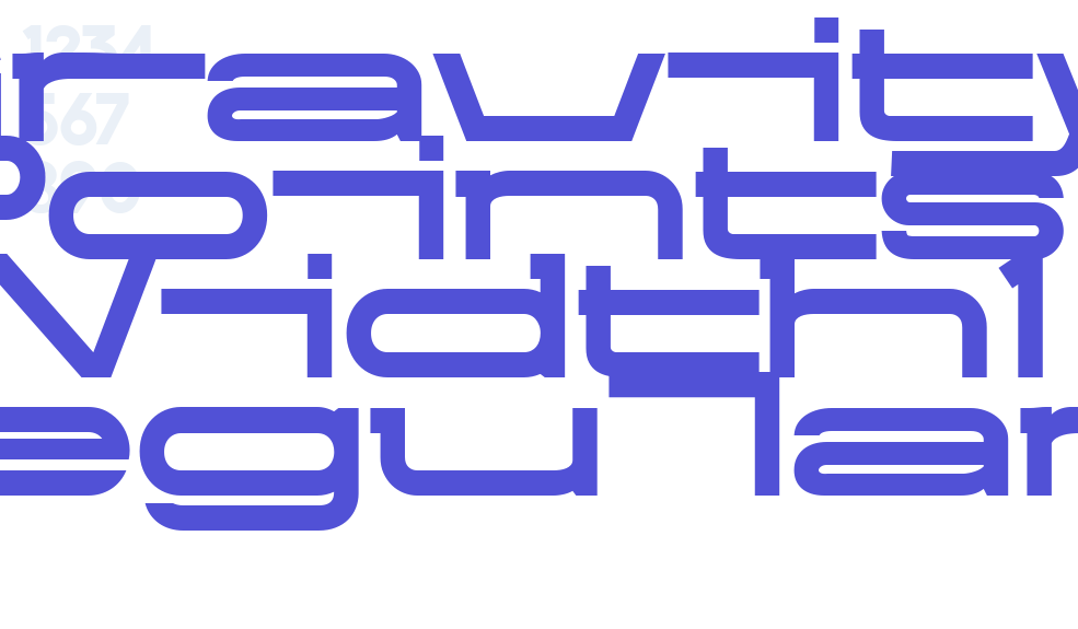 Gravity Points Width1 Regular-font-download