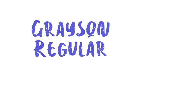 Grayson Regular Font Download