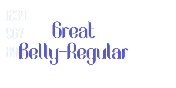 Great Belly-Regular font free