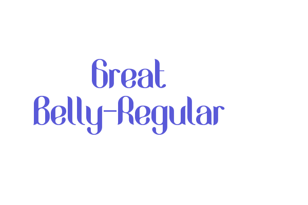 Great Belly-Regular Font