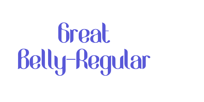 Great Belly-Regular Font