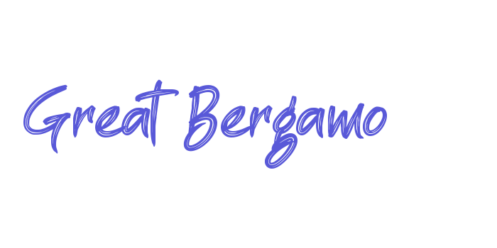 Great Bergamo Font Download