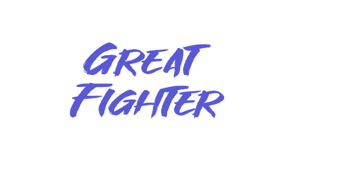 Great Fighter Font Download