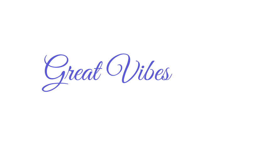 Great Vibes Font Download