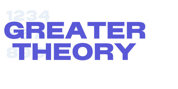 Greater Theory font free