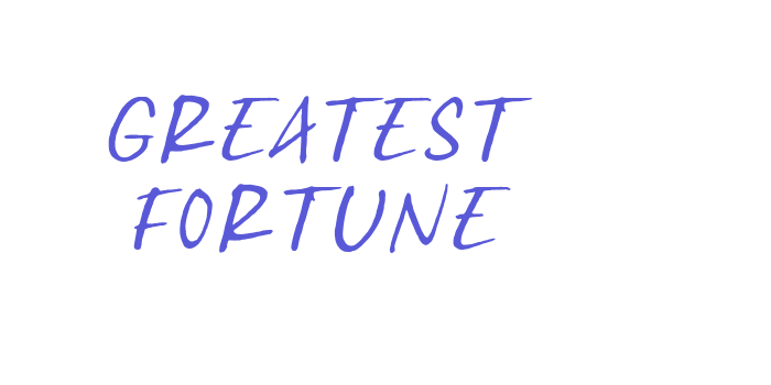 Greatest Fortune Font Download