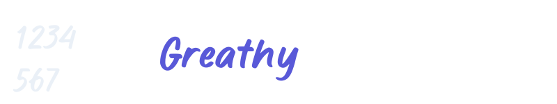 Greathy-related font