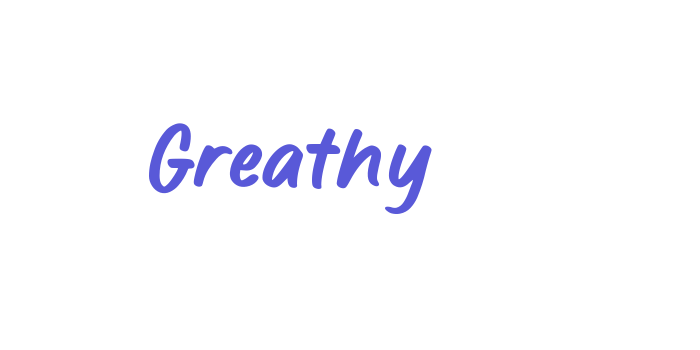 Greathy Font