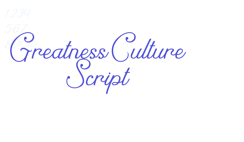 Greatness Culture Script-font-download