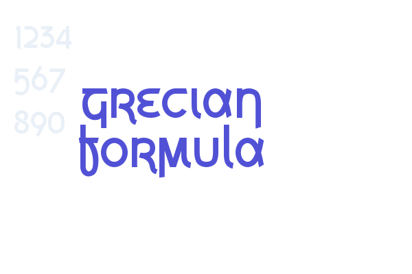 Grecian Formula Font Download