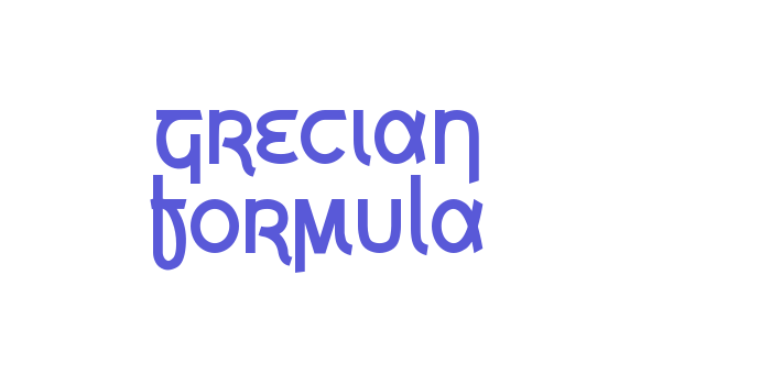 Grecian Formula Font Download