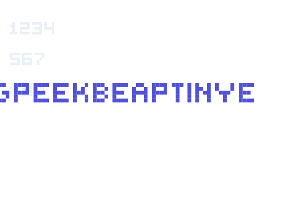 GreekBearTinyE Font Download