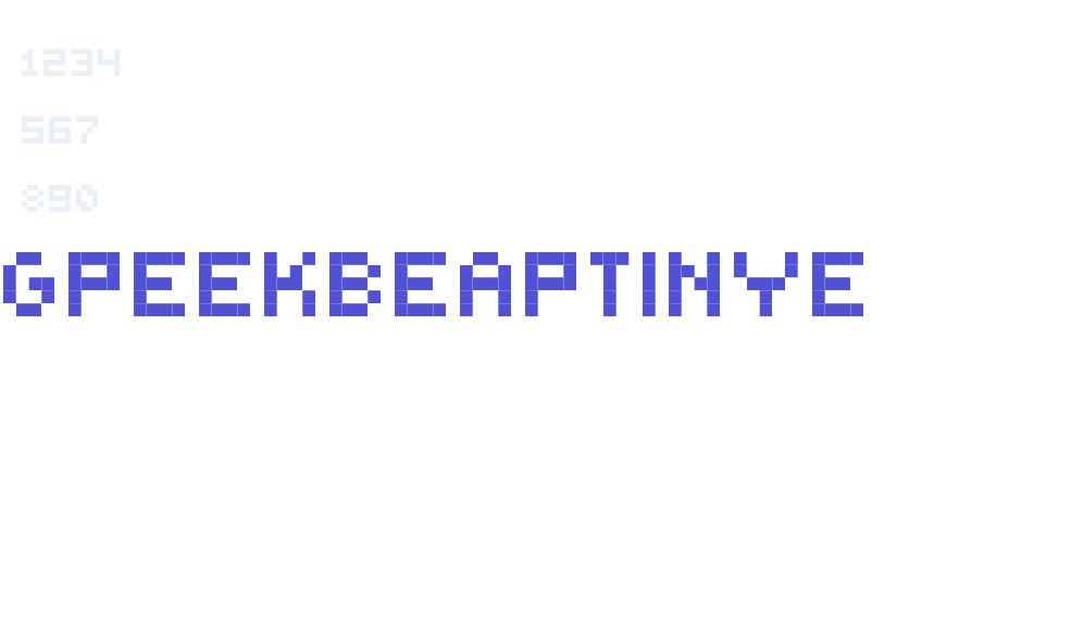 GreekBearTinyE-font-download