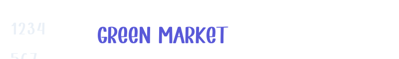 Green Market font