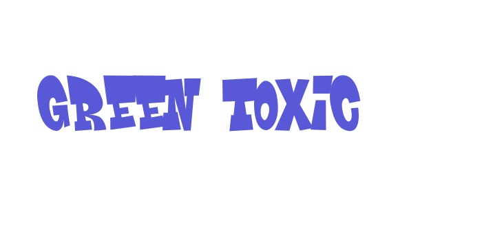 Green Toxic Font Download