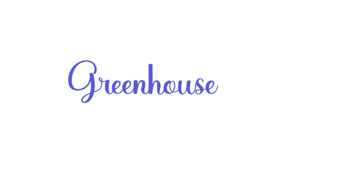 Greenhouse Font Download