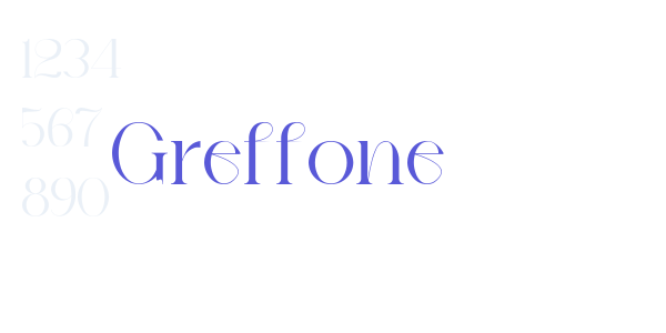 Greffone font free