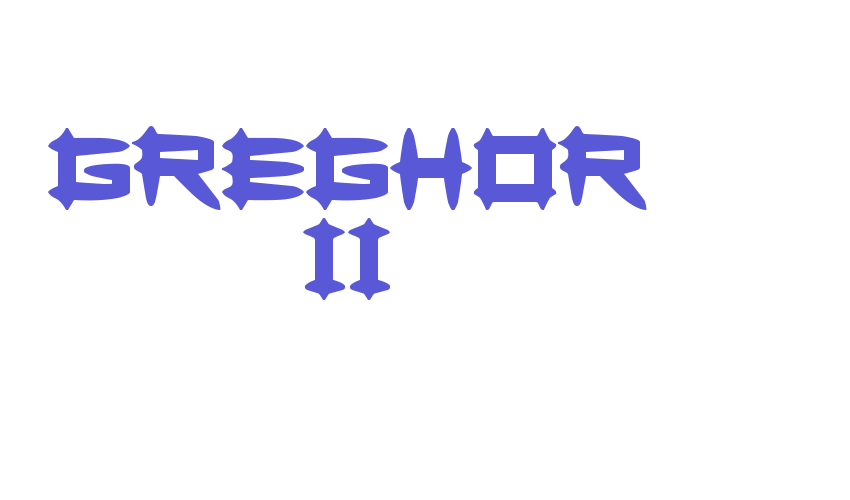 Greghor II Font