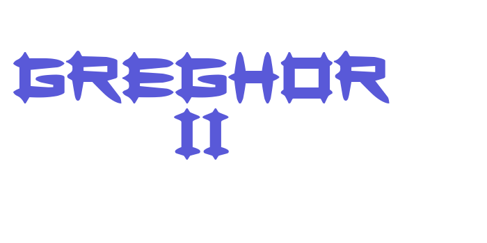 Greghor II Font Download