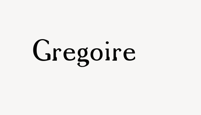 Gregoire font download