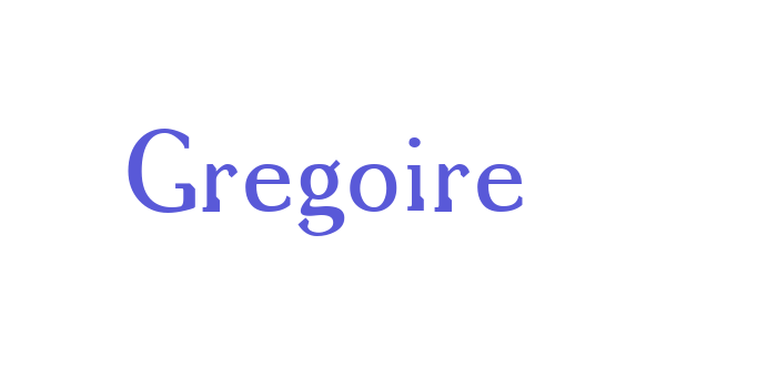 Gregoire Font Download