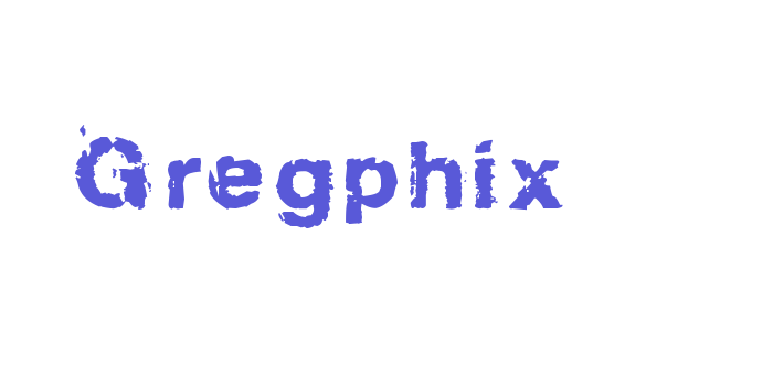 Gregphix Font Download