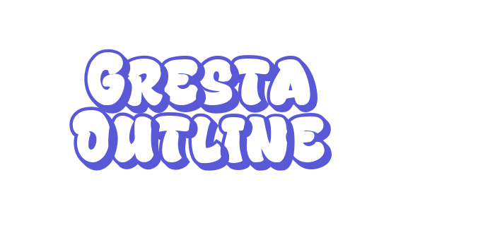 Gresta Outline Font Download