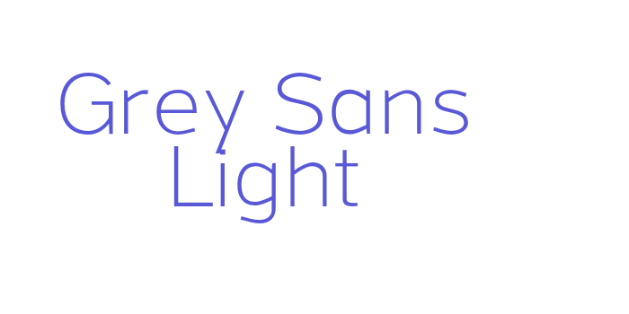 Grey Sans Light Font Download