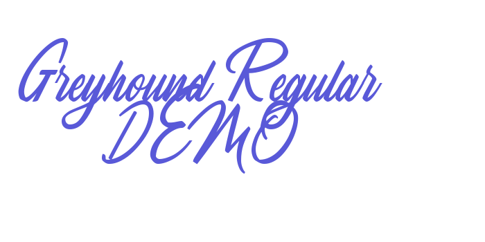 Greyhound Regular DEMO Font