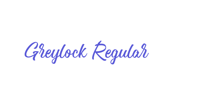 Greylock Regular Font Download