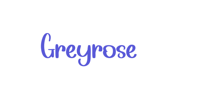 Greyrose Font Download