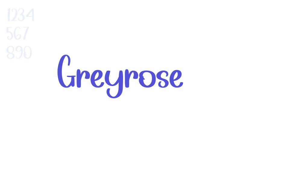 Greyrose-font-download