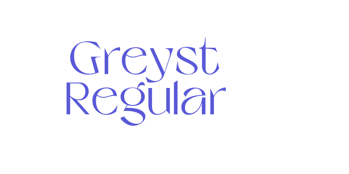 Greyst Regular Font Download