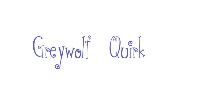 Greywolf Quirk Font Download