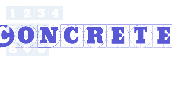 GridConcreteDue font free