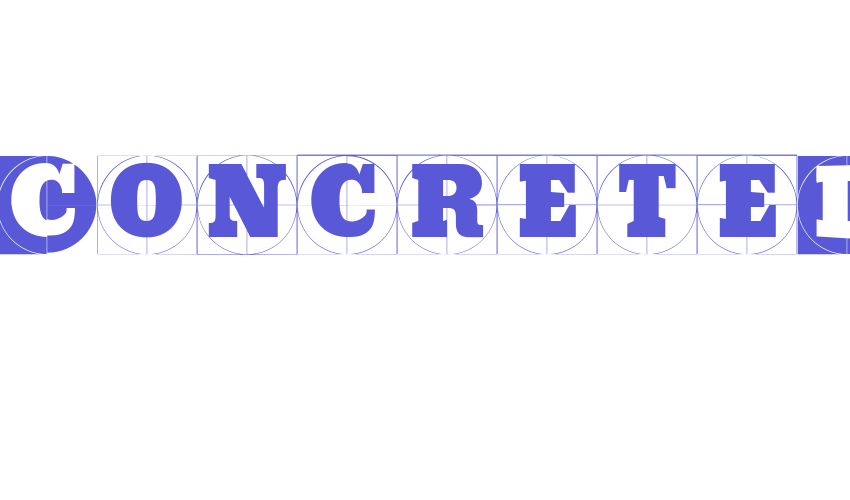 GridConcreteDue Font Download