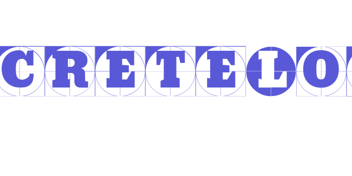 GridConcreteLogoable Font