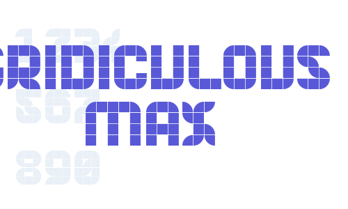 Gridiculous Max Font Download