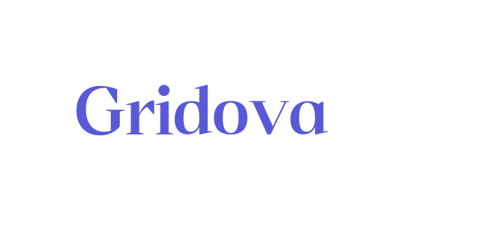 Gridova Font