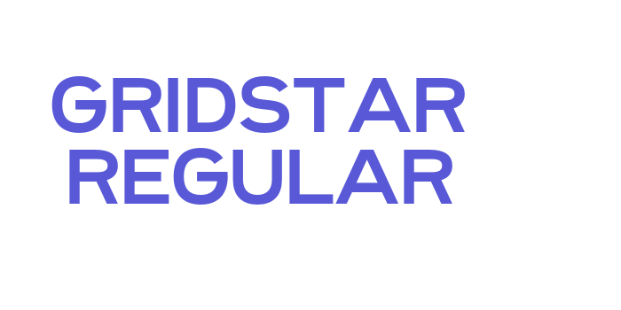 Download Gridstar Regular Font