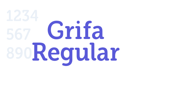 Grifa Regular font free