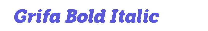 Grifa Bold Italic