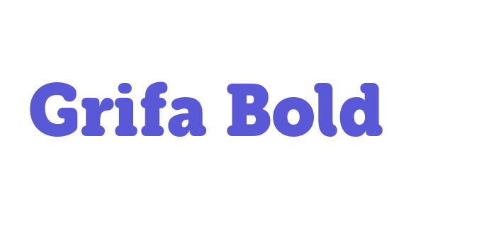 Grifa Bold Font