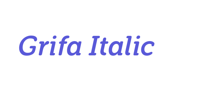 Grifa Italic Font Download