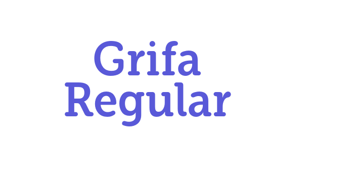 Grifa Regular Font Download