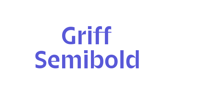 Griff Semibold Font Download